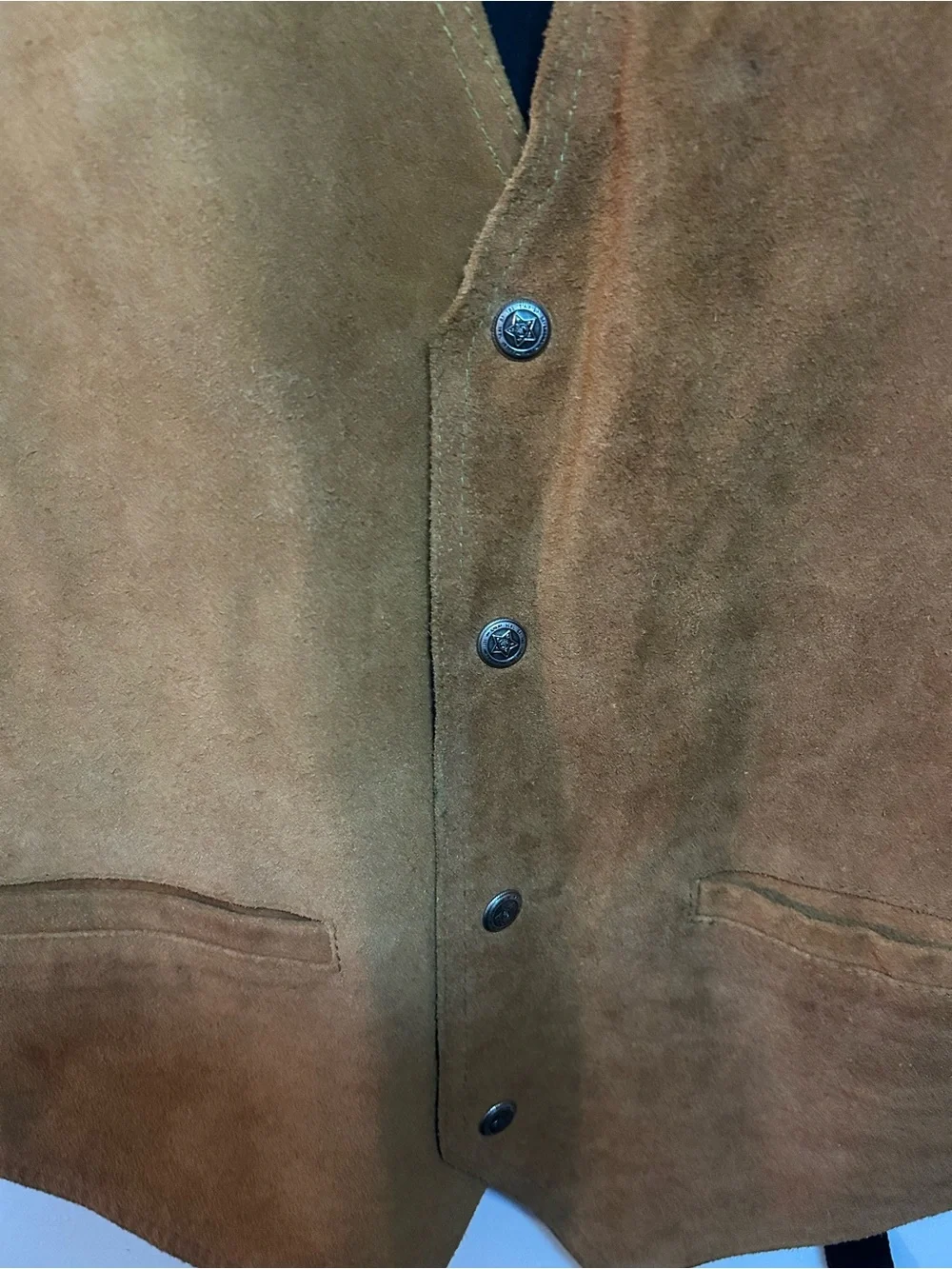 Vintage Paragraff Clothing Co, Men’s Leather Vest. Small